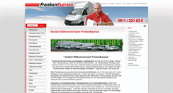 Desktop Screenshot of frankenexpress.de