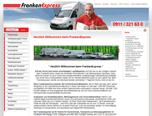 Tablet Screenshot of frankenexpress.de